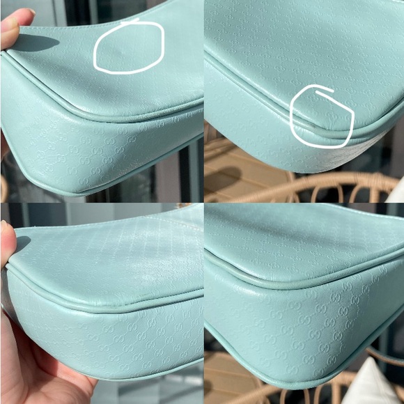 Blue Gucci Shoulder Bag Flawed* - Picture 3 of 15
